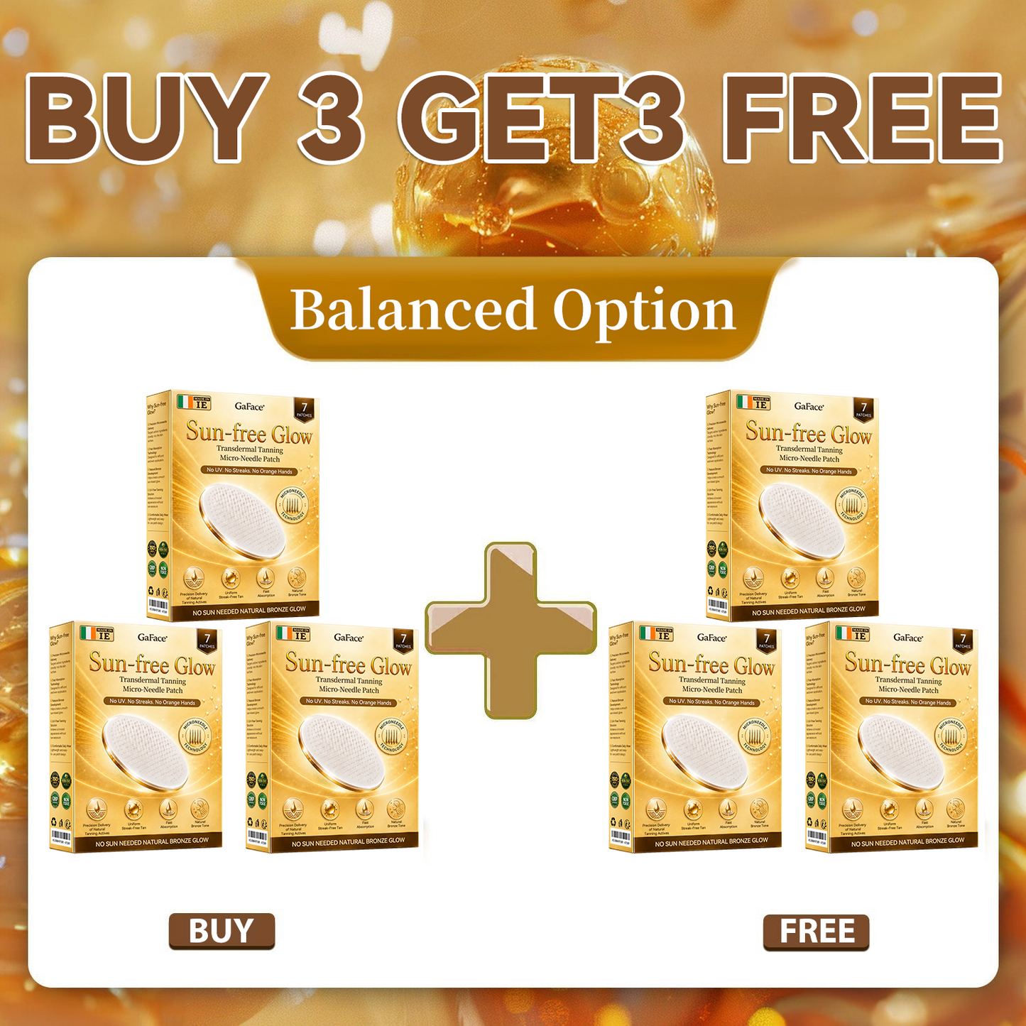 ✨👌𝗚𝗮𝗳𝗮𝗰𝗲® Sunless Natural Glow Transdermal Tanning Micro-Needle Patch