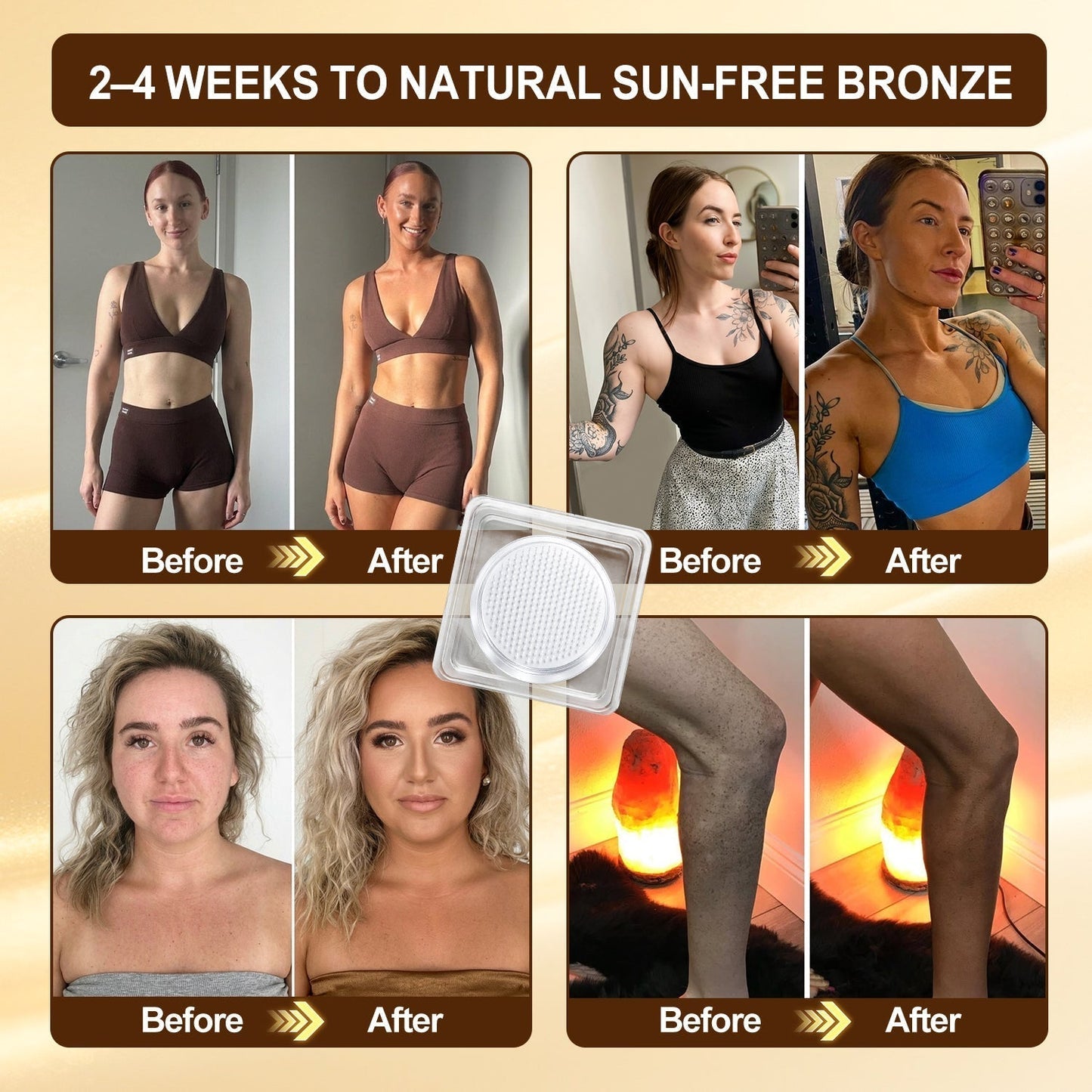 ✨👌𝗚𝗮𝗳𝗮𝗰𝗲® Sunless Natural Glow Transdermal Tanning Micro-Needle Patch