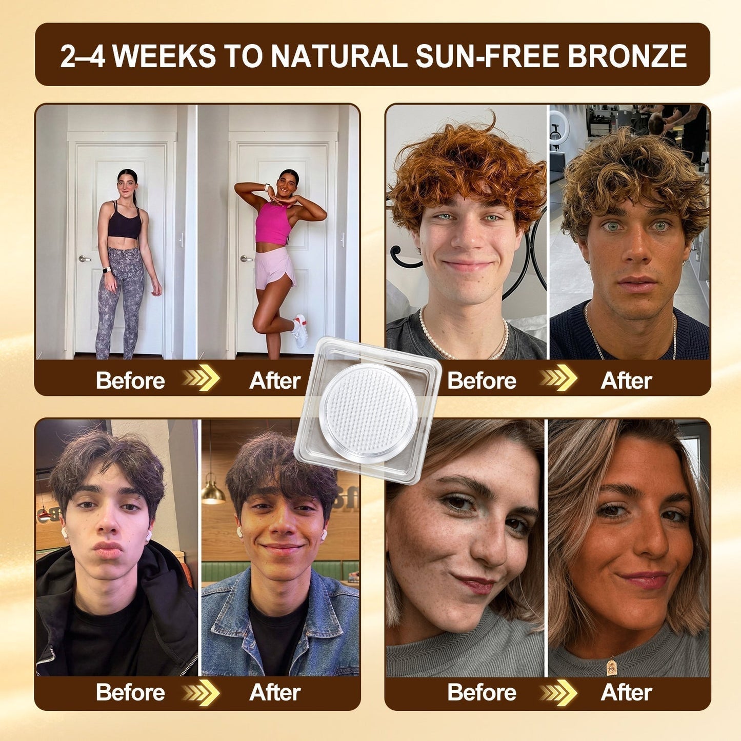 ✨👌𝗚𝗮𝗳𝗮𝗰𝗲® Sunless Natural Glow Transdermal Tanning Micro-Needle Patch