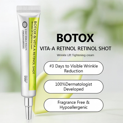 𝑶𝒇𝒇𝒊𝒄𝒊𝒂𝒍 𝑺𝒕𝒐𝒓𝒆😍| Regain youthful skin nown 💫STDEI® BOTOX & VITA A RETINOL SHOT Wrinkle Lift Tightening Cream
