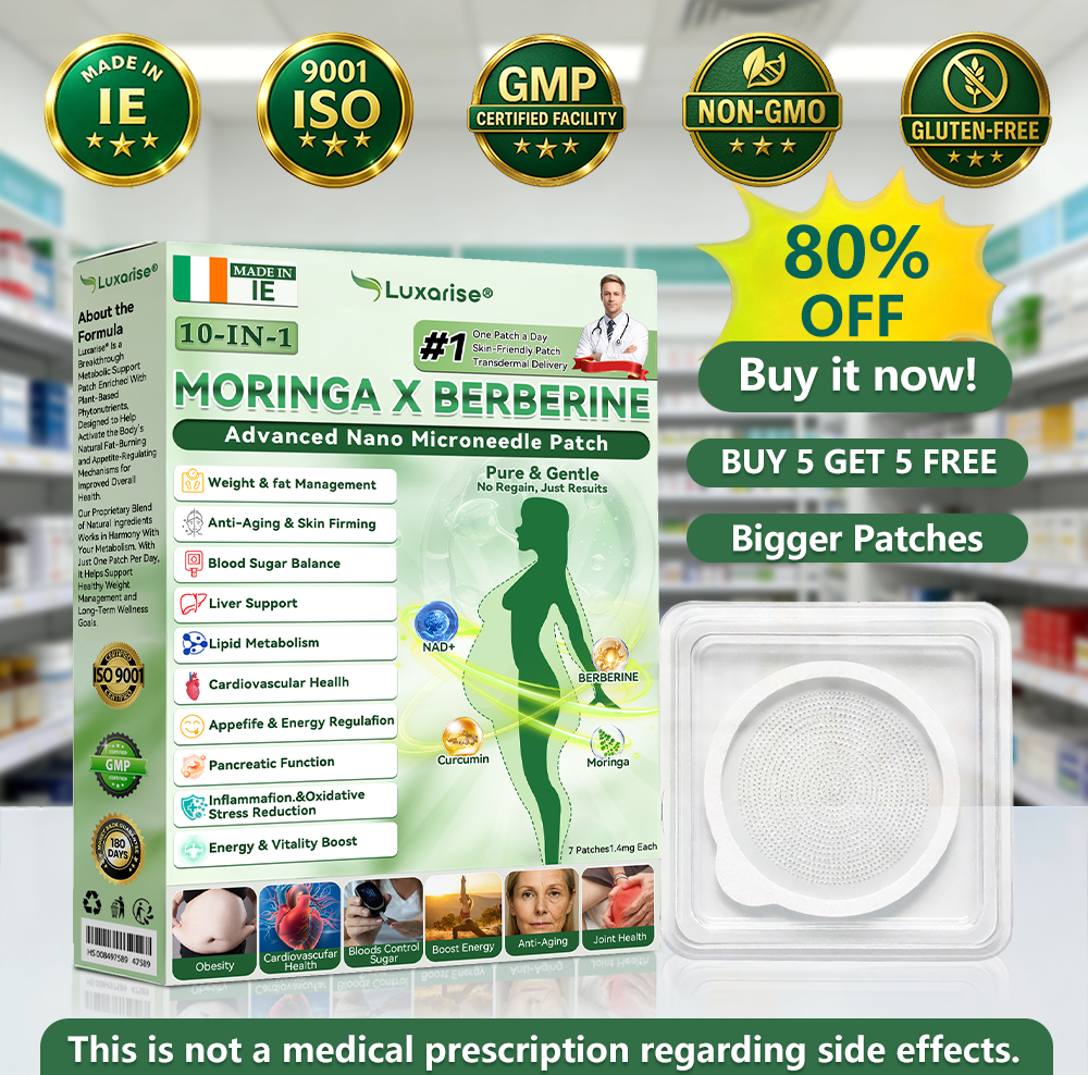 ✨👍𝑶𝒇𝒇𝒊𝒄𝒊𝒂𝒍 𝑺𝒕𝒐𝒓𝒆  | 👩‍⚕️ 𝑳𝒖𝒙𝒂𝒓𝒊𝒔𝒆® 𝑴𝒐𝒓𝒊𝒏𝒈𝒂 & 𝑩𝒆𝒓𝒃𝒆𝒓𝒊𝒏𝒆 10-𝑰𝑵-1 𝑨𝒅𝒗𝒂𝒏𝒄𝒆𝒅 𝑵𝒂𝒏𝒐 𝑴𝒊𝒄𝒓𝒐𝒏𝒆𝒆𝒅𝒍𝒆 𝑷𝒂𝒕𝒄𝒉 (𝐎𝐧𝐜𝐞 𝐃𝐚𝐢𝐥𝐲, 𝐯𝐢𝐬𝐢𝐛𝐥𝐞 𝐜𝐡𝐚𝐧𝐠𝐞𝐬 𝐢𝐧 𝟕 𝐝𝐚𝐲𝐬）✅ 𝐎𝐛𝐞𝐬𝐢𝐭𝐲, 𝐃𝐢𝐚𝐛𝐞𝐭𝐞𝐬, 𝐒𝐥𝐞𝐞𝐩 𝐀𝐩𝐧𝐞𝐚, 𝐀𝐧𝐝 𝐉𝐨𝐢𝐧𝐭 𝐈𝐬𝐬𝐮𝐞𝐬