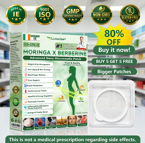 ✨👍𝑶𝒇𝒇𝒊𝒄𝒊𝒂𝒍 𝑺𝒕𝒐𝒓𝒆  | 👩‍⚕️ 𝑳𝒖𝒙𝒂𝒓𝒊𝒔𝒆® 𝑴𝒐𝒓𝒊𝒏𝒈𝒂 & 𝑩𝒆𝒓𝒃𝒆𝒓𝒊𝒏𝒆 10-𝑰𝑵-1 𝑨𝒅𝒗𝒂𝒏𝒄𝒆𝒅 𝑵𝒂𝒏𝒐 𝑴𝒊𝒄𝒓𝒐𝒏𝒆𝒆𝒅𝒍𝒆 𝑷𝒂𝒕𝒄𝒉 (𝐎𝐧𝐜𝐞 𝐃𝐚𝐢𝐥𝐲, 𝐯𝐢𝐬𝐢𝐛𝐥𝐞 𝐜𝐡𝐚𝐧𝐠𝐞𝐬 𝐢𝐧 𝟕 𝐝𝐚𝐲𝐬）✅ 𝐎𝐛𝐞𝐬𝐢𝐭𝐲, 𝐃𝐢𝐚𝐛𝐞𝐭𝐞𝐬, 𝐒𝐥𝐞𝐞𝐩 𝐀𝐩𝐧𝐞𝐚, 𝐀𝐧𝐝 𝐉𝐨𝐢𝐧𝐭 𝐈𝐬𝐬𝐮𝐞𝐬
