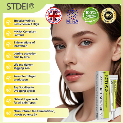 𝑶𝒇𝒇𝒊𝒄𝒊𝒂𝒍 𝑺𝒕𝒐𝒓𝒆😍| Regain youthful skin nown 💫STDEI® BOTOX & VITA A RETINOL SHOT Wrinkle Lift Tightening Cream
