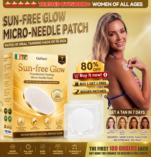✨👍𝗚𝗮𝗳𝗮𝗰𝗲® Sunless Natural Glow Transdermal Tanning Micro-Needle Patch